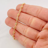 Tobillera GC 3.35g / 27.05cm / 3.26mm Oro Amarillo 18K