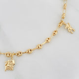 Tobillera GC 4.5g / 26.05cm / 3.35mm Oro Amarillo 18K