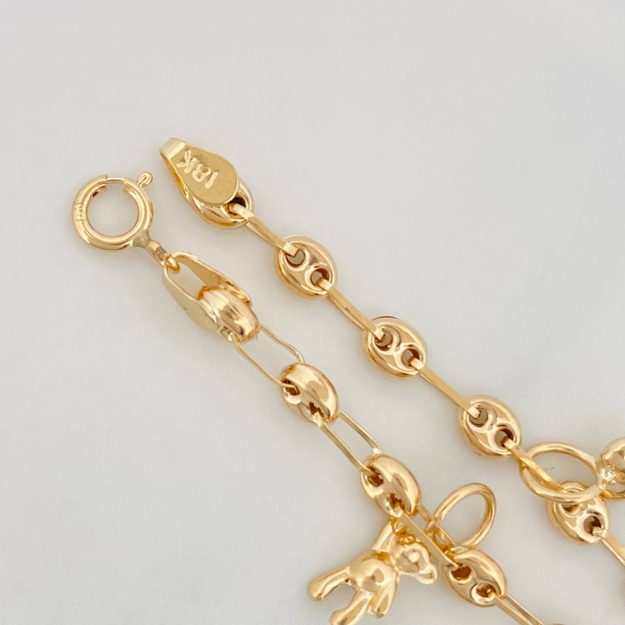 Tobillera GC 4.05g / 26.05cm / 3.31mm Oro Amarillo 18K