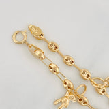 Tobillera GC 4.05g / 26.05cm / 3.31mm Oro Amarillo 18K