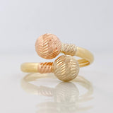 Anillo Tu y Yo 1.9g / T8 Tres Oros 18K