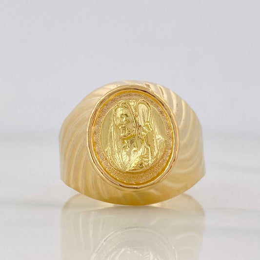 Anillo Jesucristo 4g / T9 Oro Amarillo 18K
