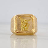 Anillo Arcangel San Miguel 3.45g / T10 Oro Amarillo 18K
