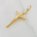 Dije Cruz Cristo 1.25g / 4cm Oro Amarillo 18K