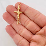 Dije Cruz Cristo 1.3g / 4cm Oro Amarillo 18K