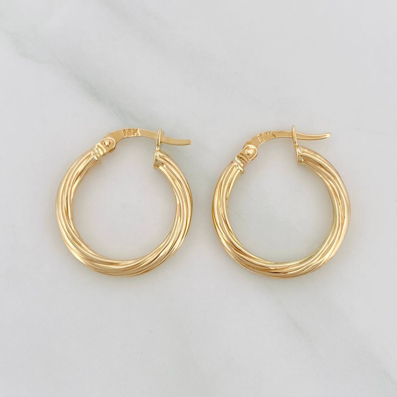 Candongas Arielle 1g / 1.5cm Oro Amarillo 18K