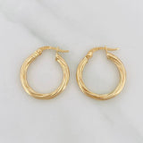 Candongas Arielle 1g / 1.5cm Oro Amarillo 18K