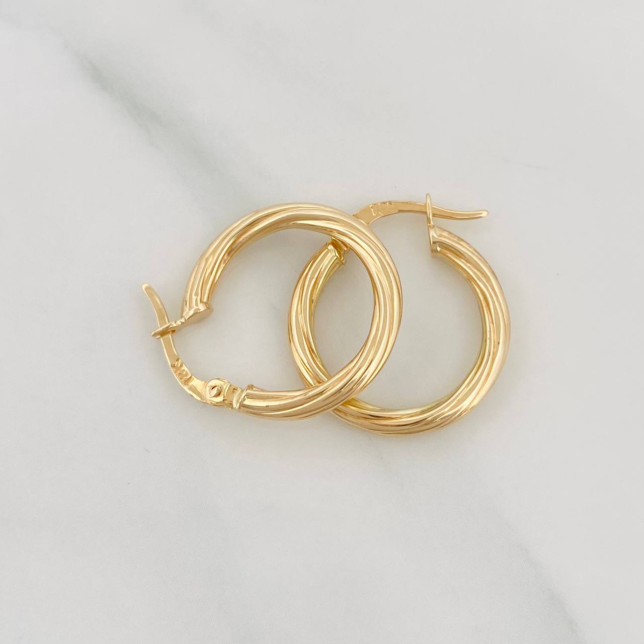 Candongas Arielle 1g / 1.5cm Oro Amarillo 18K