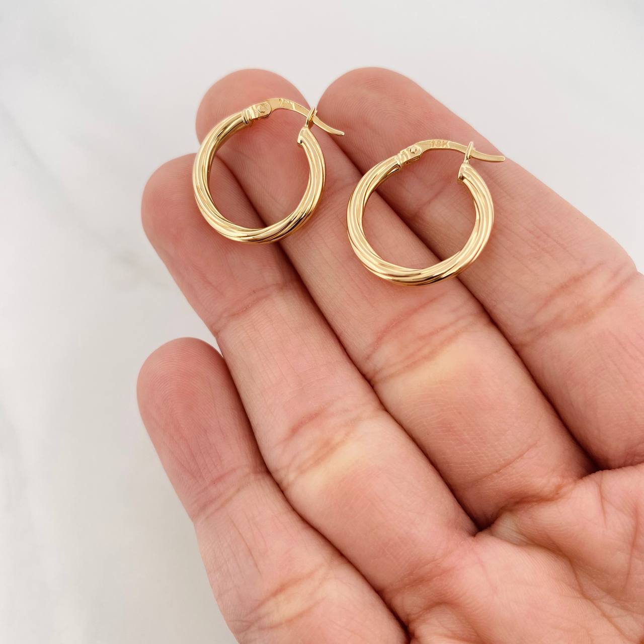 Candongas Arielle 1g / 1.5cm Oro Amarillo 18K