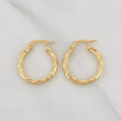 Candongas Ivy 1.5g / 2cm Oro Amarillo 18K