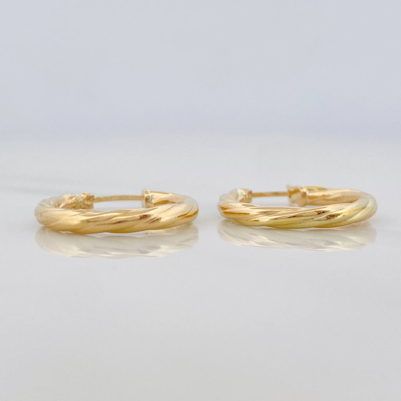 Candongas Ivy 1.5g / 2cm Oro Amarillo 18K