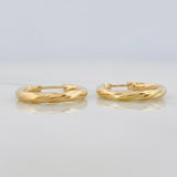 Candongas Ivy 1.5g / 2cm Oro Amarillo 18K