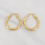Candongas Emmi 2.15g / 2.5cm Oro Amarillo 18K