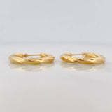 Candongas Emmi 2.15g / 2.5cm Oro Amarillo 18K