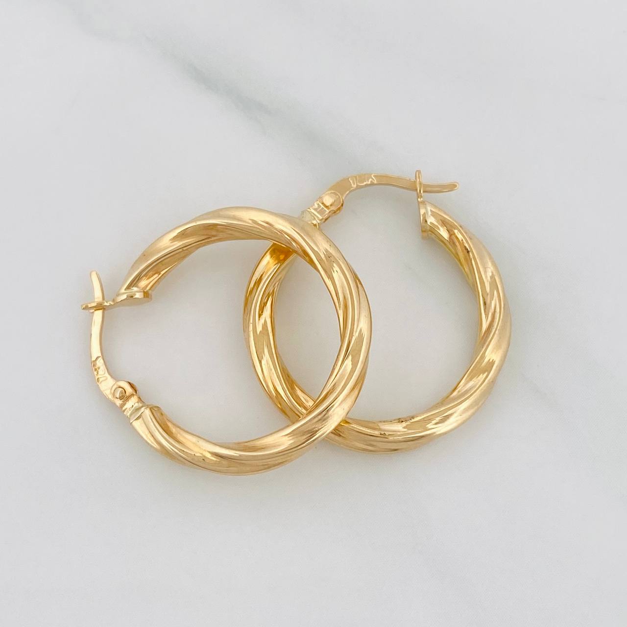 Candongas Emmi 2.15g / 2.5cm Oro Amarillo 18K