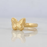 Anillo Mariposa 1.1g / T5 1/4 Oro Amarillo 18K