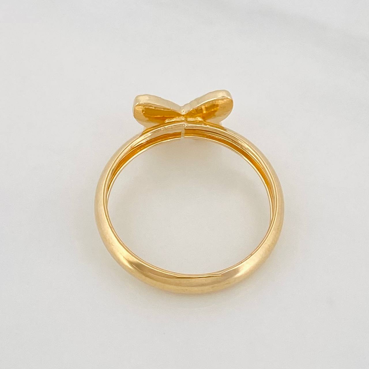 Anillo Mariposa 1.1g / T5 1/4 Oro Amarillo 18K