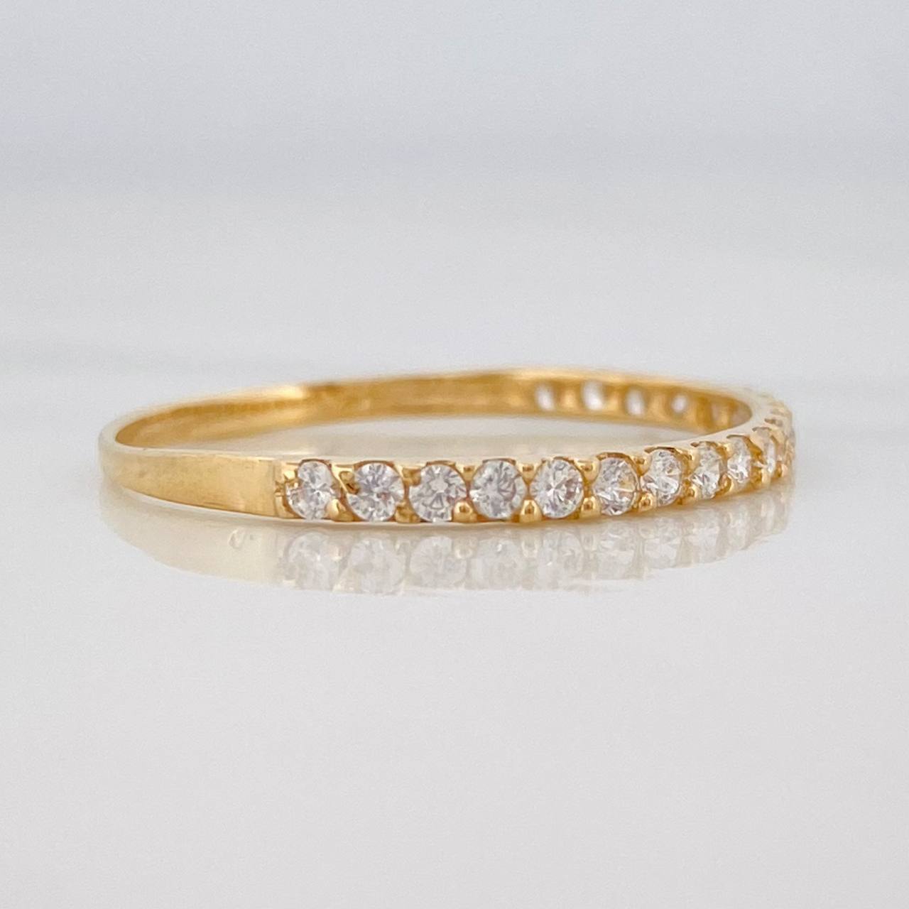 Anillo Churumbela 0.9g / T8 Oro Amarillo 18K