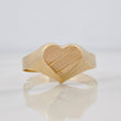 Anillo Corazon 1.5g / T8 Oro Amarillo 18K