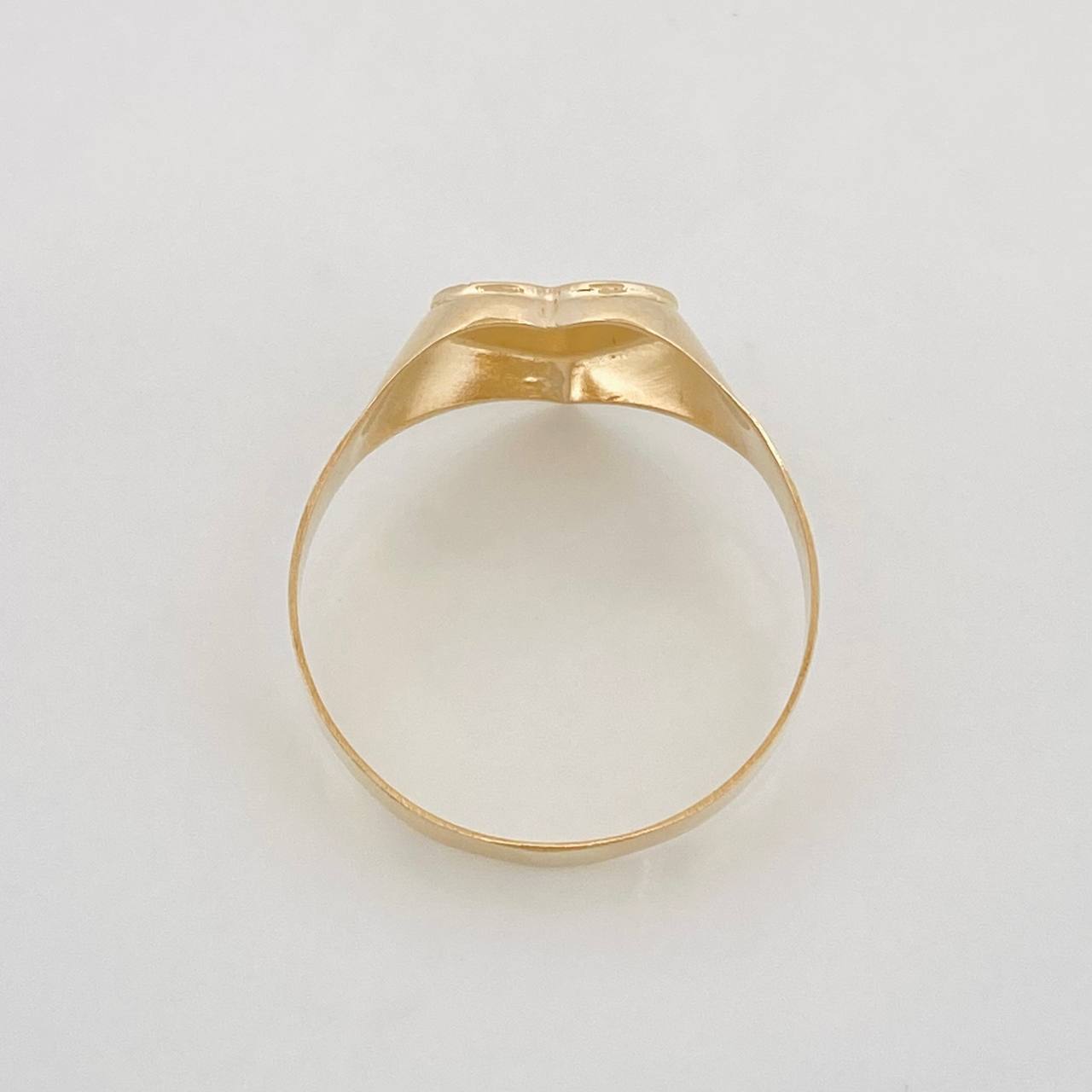 Anillo Corazon 1.5g / T8 Oro Amarillo 18K
