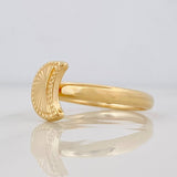 Anillo Media Luna 1g / T7 1/2 Oro Amarillo 18K