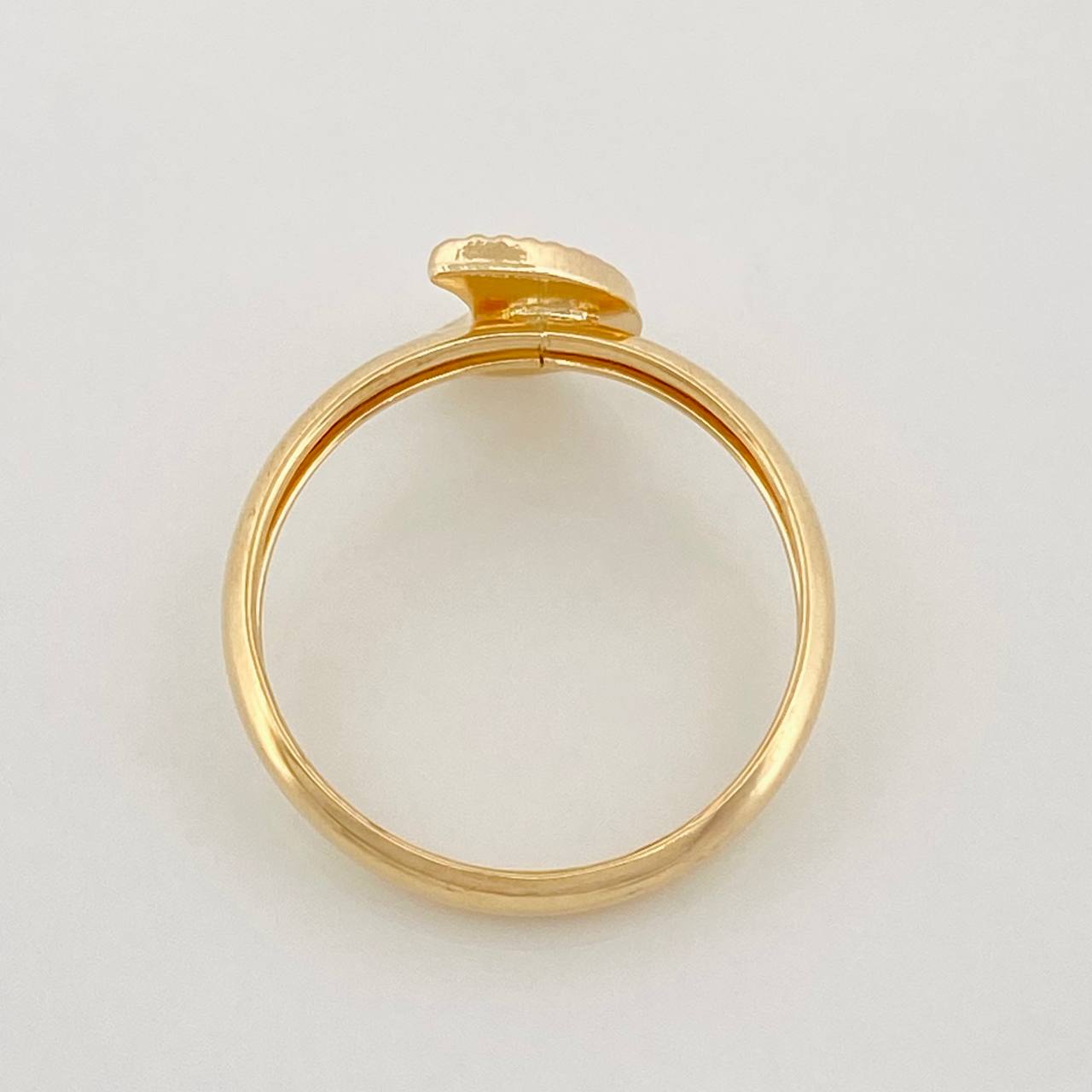 Anillo Media Luna 1g / T7 1/2 Oro Amarillo 18K