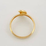 Anillo Media Luna 1g / T7 1/2 Oro Amarillo 18K