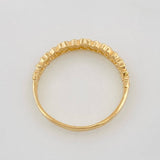 Anillo Churumbela Corazones 1.35g / T5 3/4 Oro Amarillo 18K