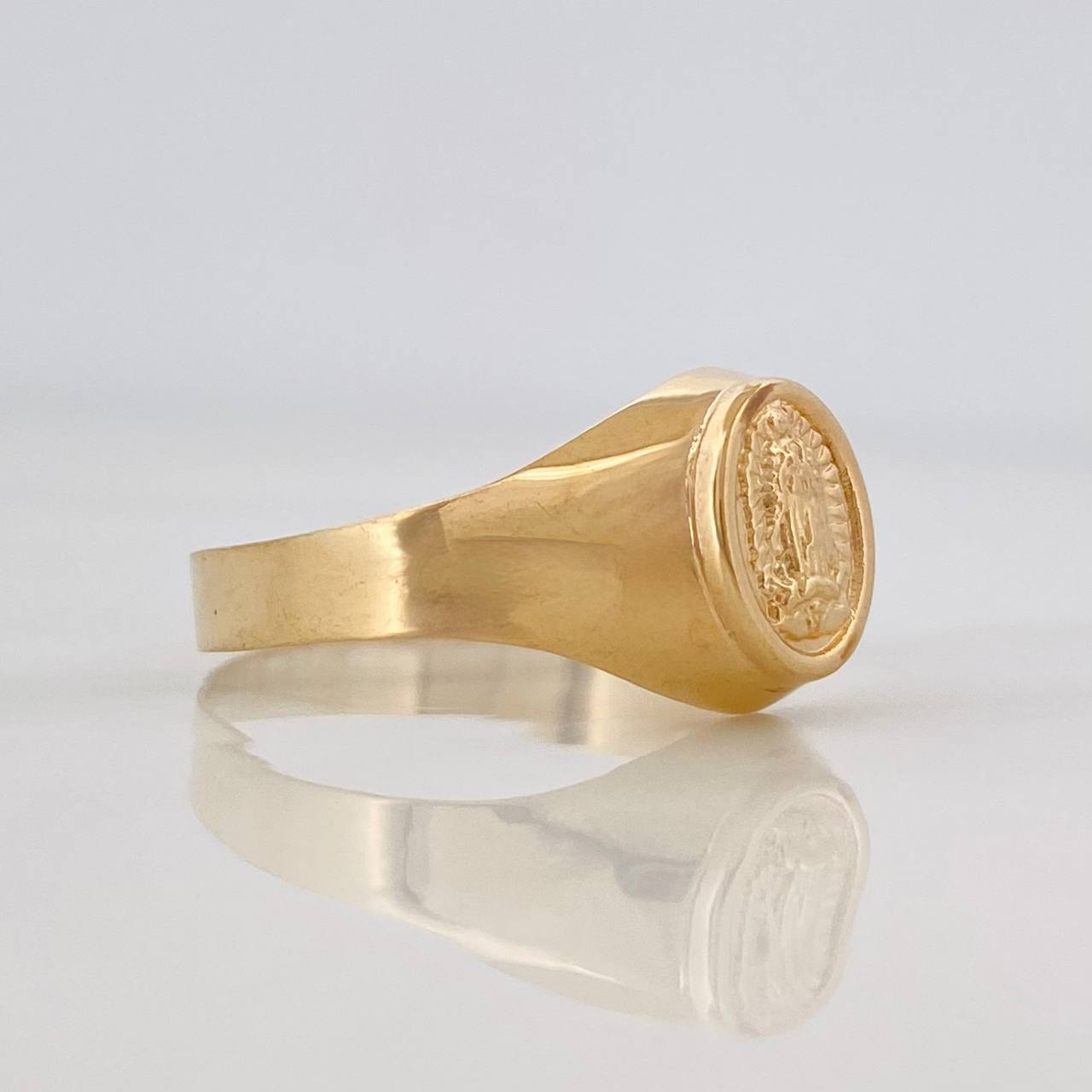 Anillo Virgen de Guadalupe 1.55g / T7 3/4 Oro Amarillo 18K
