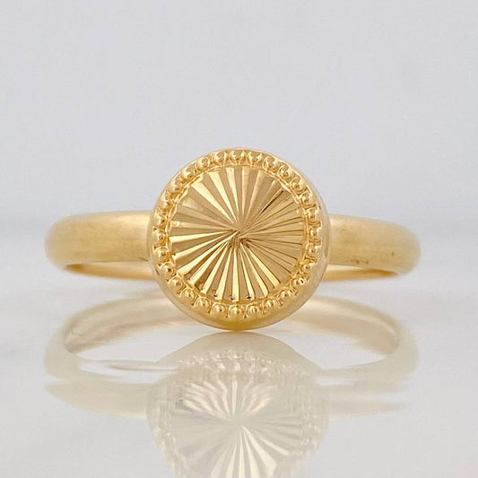 Anillo Circulo 1.15g / T9 3/4 Oro Amarillo 18K