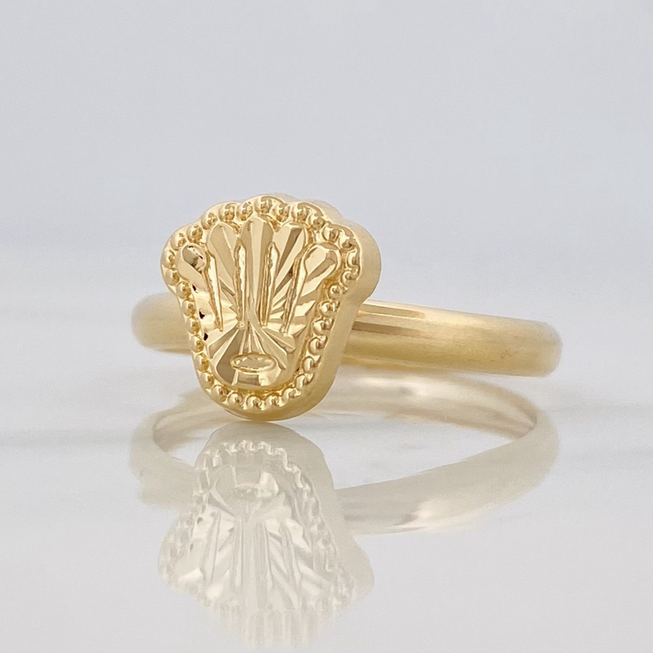 Anillo Corona 1.15g / T8 1/2 Oro Amarillo 18K