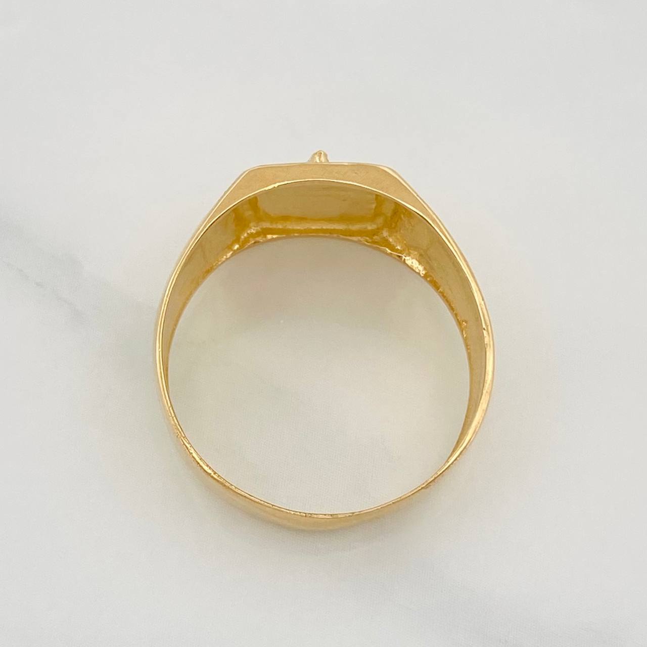 Anillo Virgen de Guadalupe 4.45g / T9 1/4 Oro Amarillo 18K