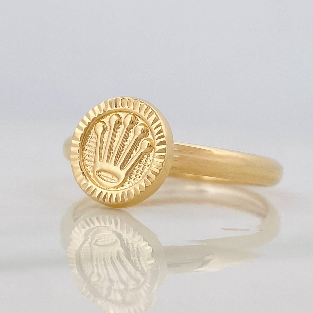 Anillo Corona 1.1g / T8 1/2 Oro Amarillo 18K