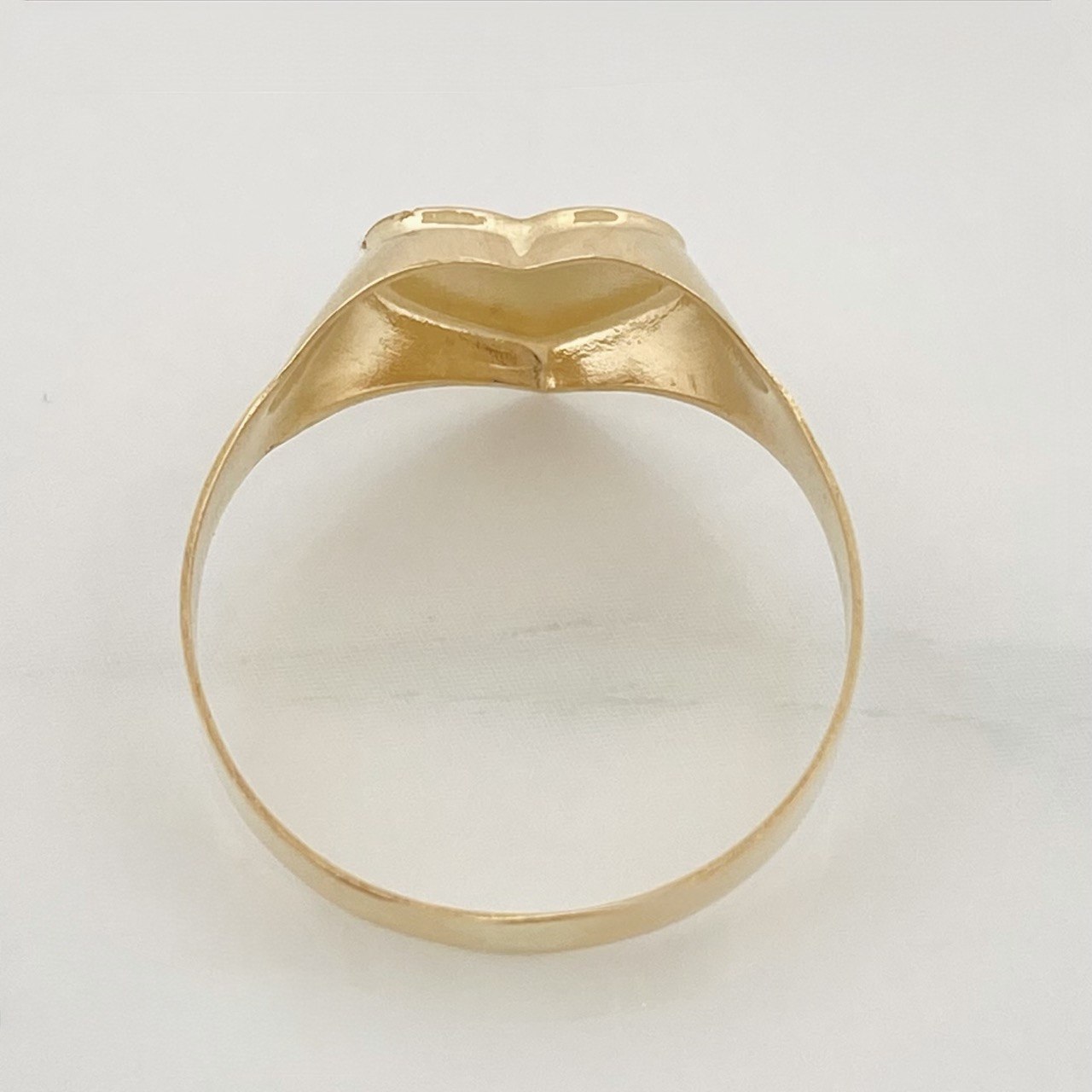 Anillo Corazon 1.5g / T7 1/2 Oro Amarillo 18K