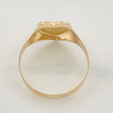 Anillo Corazon 1.5g / T7 1/2 Oro Amarillo 18K