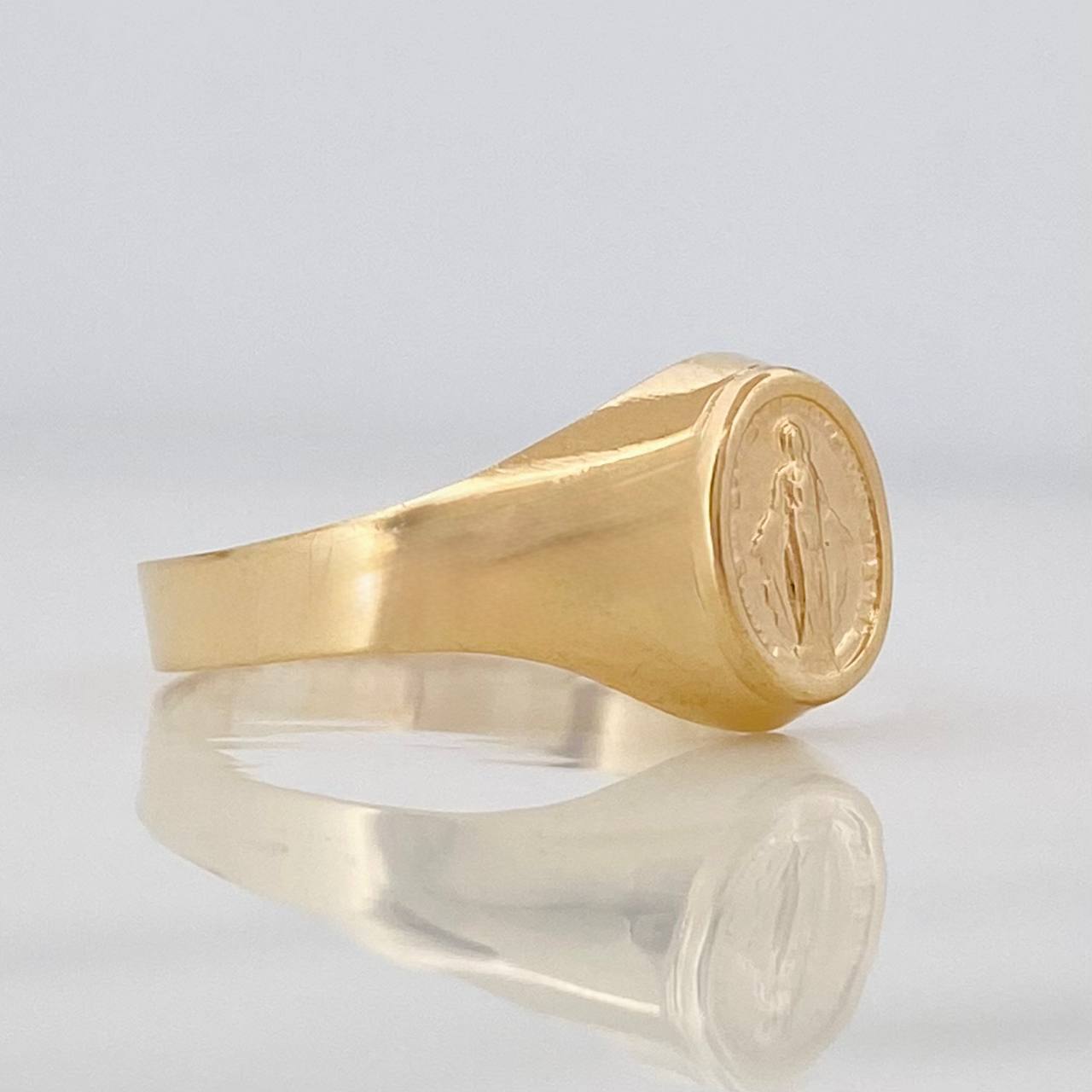 Anillo Virgen Milagrosa 3.25g / T9 1/2 Oro Amarillo 18K