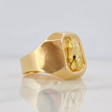 Anillo Caballo Herradura 3.85g / T8 3/4 Oro Amarillo 18K