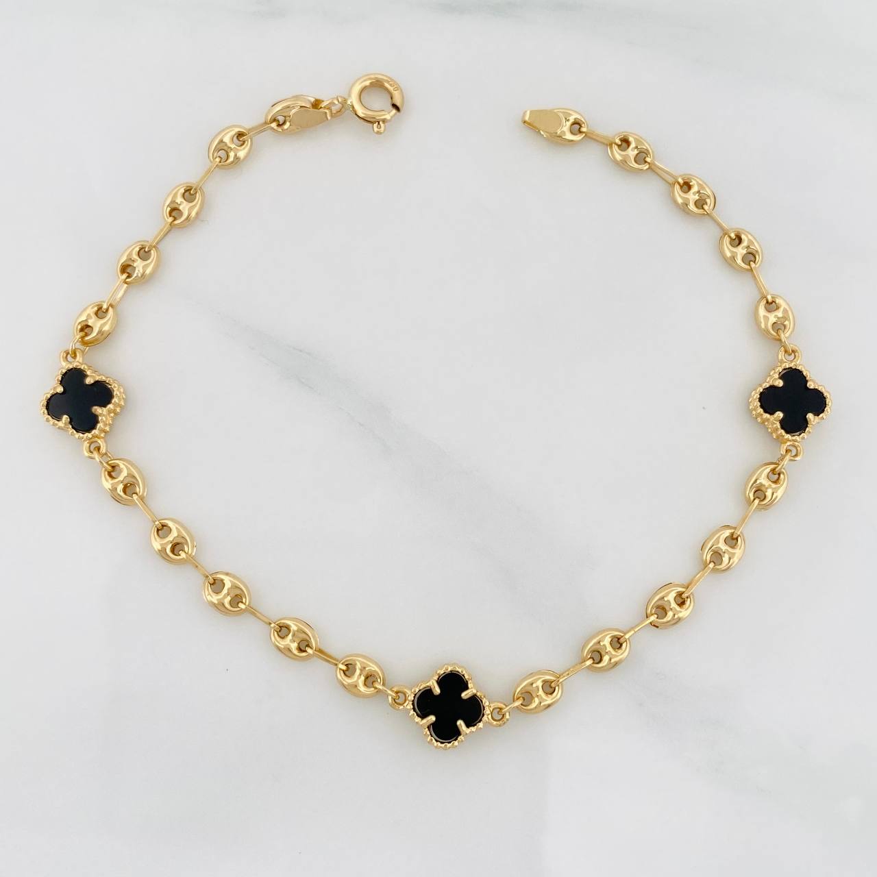 Pulso GC Trebol 3.5g / 18.05cm / 3.54mm Oro Amarillo 18K