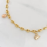 Tobillera GC 4.1g / 25cm / 3.8mm Tres Oros 18K