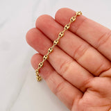 Tobillera GC 2.85g / 25cm / 3.56mm Oro Amarillo 18K