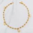 Tobillera GC 4.05g / 24.05cm / 3.63mm Oro Amarillo 18K