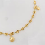 Tobillera GC 4.05g / 24.05cm / 3.63mm Oro Amarillo 18K