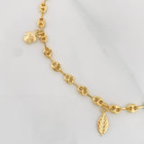 Tobillera GC 4.05g / 24.05cm / 3.63mm Oro Amarillo 18K