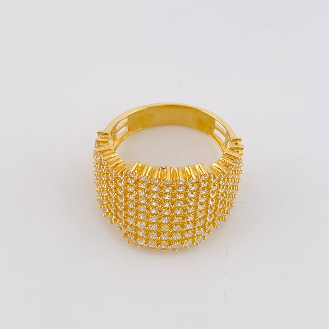 Anillo Malla Tupida 5.6g / T6 1/4 Oro Amarillo 18K