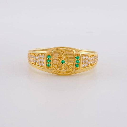 Anillo Ancla 3.8g / T9 Oro Amarillo 18K