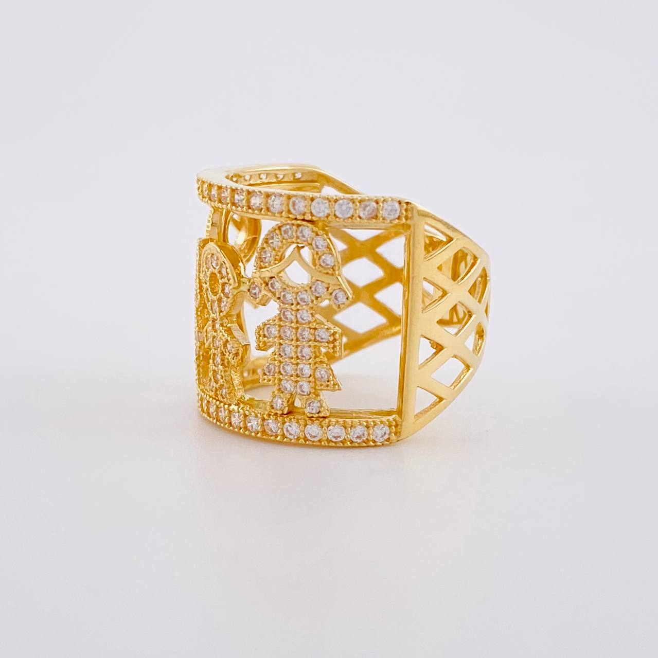 Anillo Familia 6.6g / T5 3/4 Oro Amarillo 18K