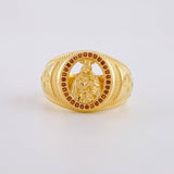 Anillo Virgen del Carmen 7.1g / T10 1/2 Oro Amarillo 18K