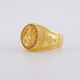 Anillo Virgen del Carmen 7.1g / T10 1/2 Oro Amarillo 18K