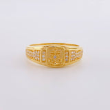 Anillo Ancla 4.15g / T9 1/4 Oro Amarillo 18K