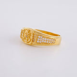 Anillo Ancla 4.15g / T9 1/4 Oro Amarillo 18K